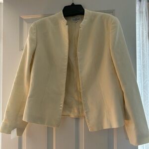 Beautiful like new Valentino cream colored jacket